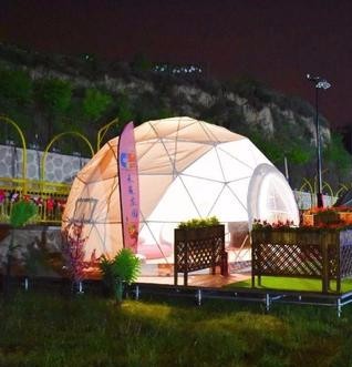 西沙浪漫球形帐篷